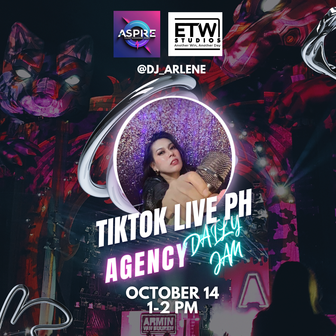TIKTOK LIVE PH AGENCY DAILY JAM WITH DJ ARLENE