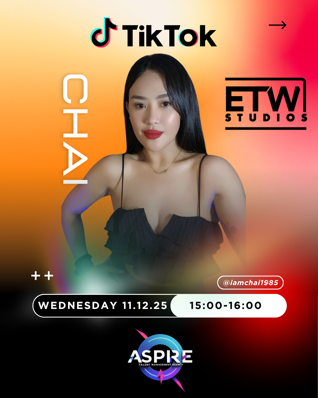 TIKTOK LIVE PH AGENCY DAILY JAM WITH CHAI